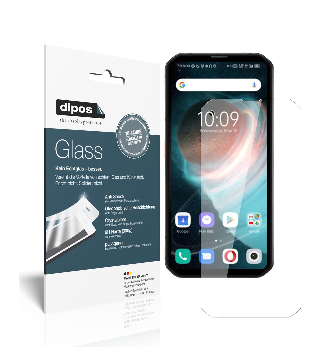1x 9H Schutzfolie für Blackview BL6000 Pro Panzerf (1)