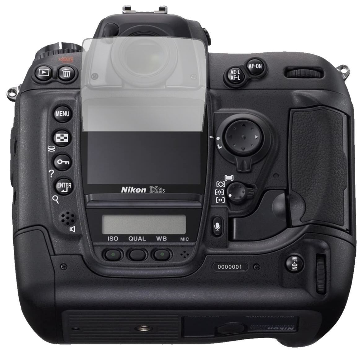 5x Schutzfolie klar für Nikon D2X Display-Schutzfo (2)