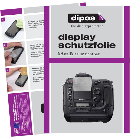 1x Schutzfolie klar für Nikon D2X Display-Schutzfo (1)