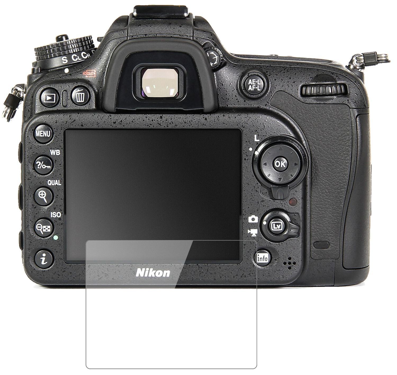 1x 9H Schutzfolie für Nikon D7100 Panzerfolie (2)
