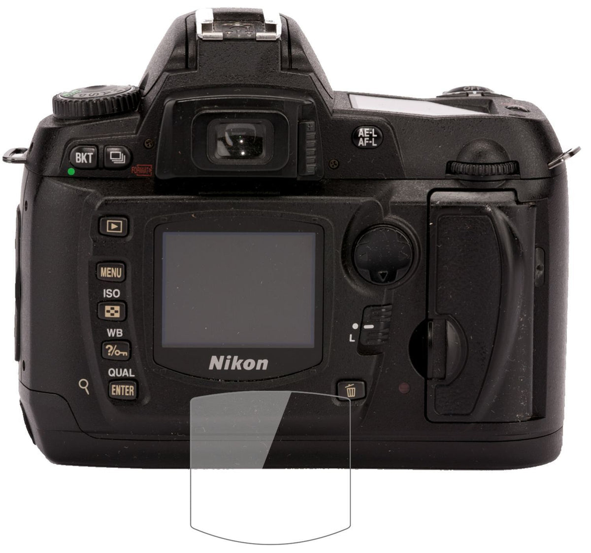 2x 9H Schutzfolie für Nikon D70 Panzerfolie (2)