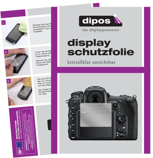 6x Schutzfolie klar für Nikon D500 Display-Schutzf (1)