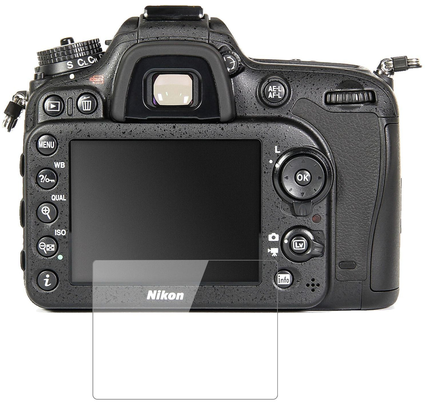 2x 9H Schutzfolie für Nikon D7100 Panzerfolie (2)