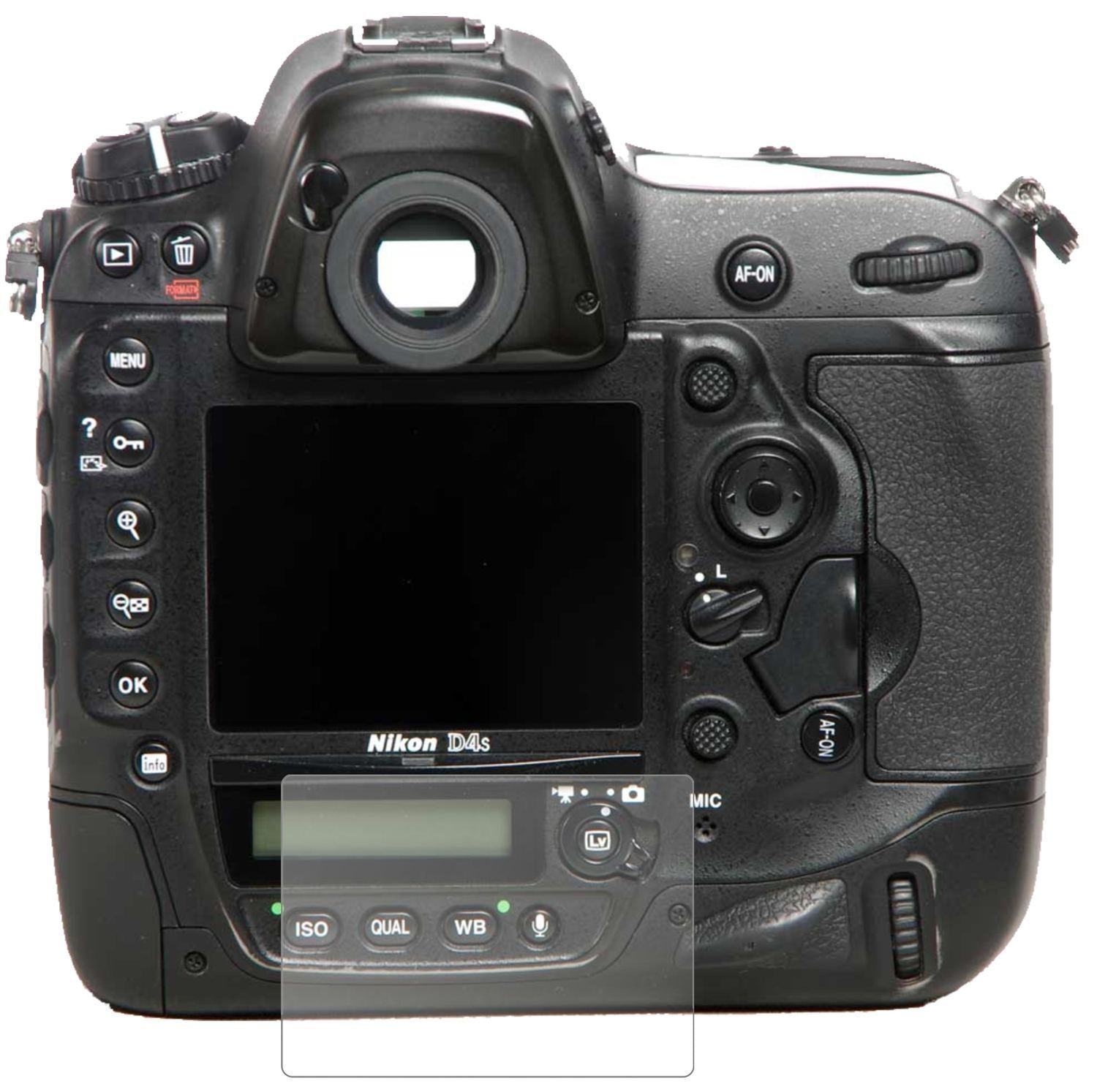 1x 9H Schutzfolie matt für Nikon D4s Panzerfolie (3)