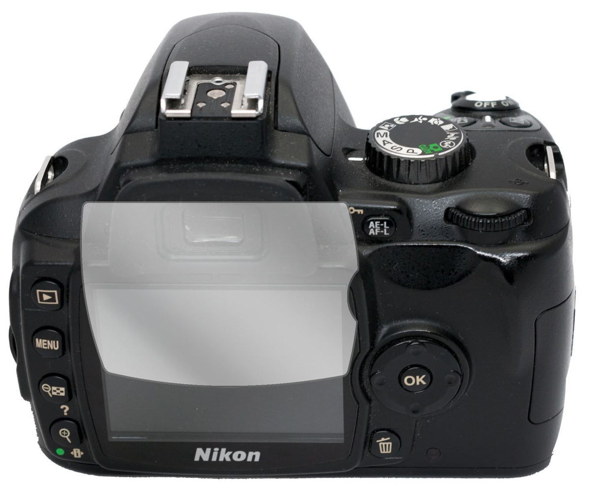 1x Schutzfolie klar für Nikon D60 Display-Schutzfo (2)