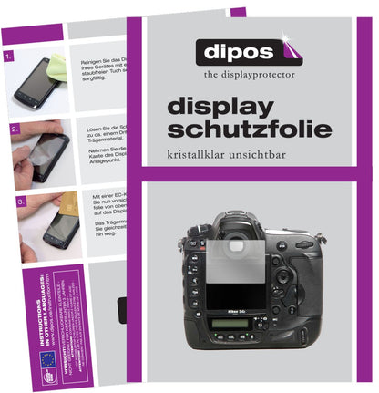 2x Schutzfolie klar für Nikon D4s Display-Schutzfo (1)