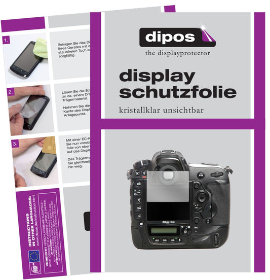 2x Schutzfolie klar für Nikon D4s Display-Schutzfo (1)