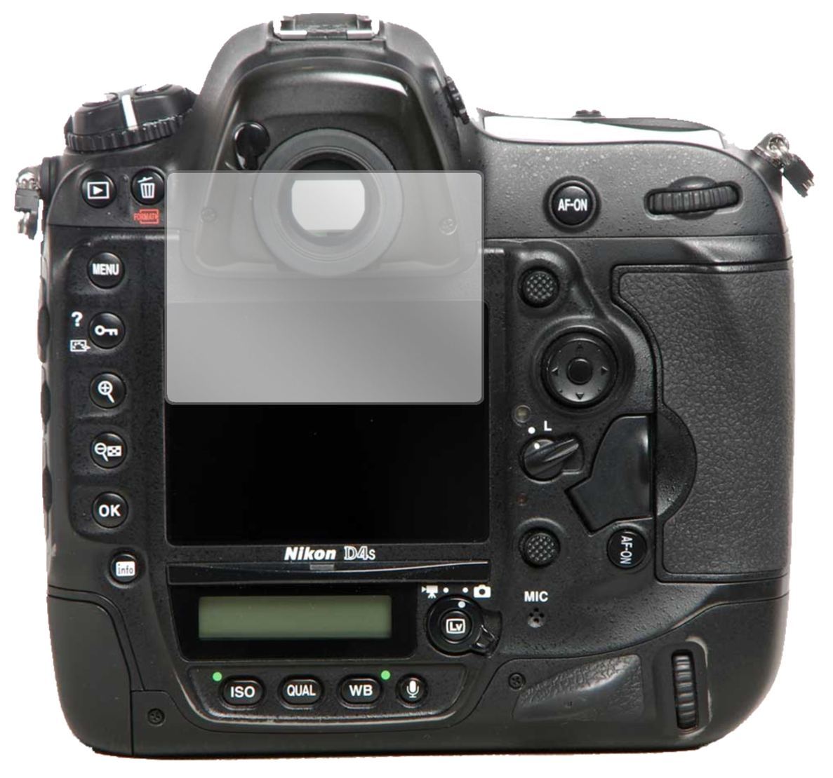 2x Schutzfolie klar für Nikon D4s Display-Schutzfo (3)