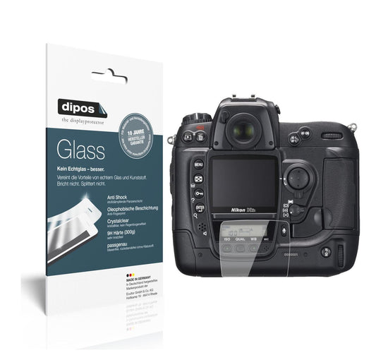 1x 9H Schutzfolie für Nikon D2H Panzerfolie (1)