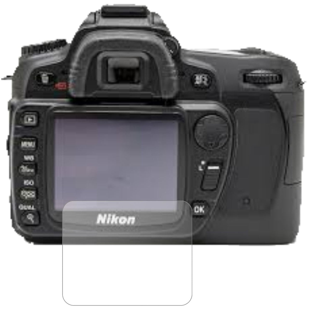 2x 9H Schutzfolie matt für Nikon D80 Panzerfolie (2)