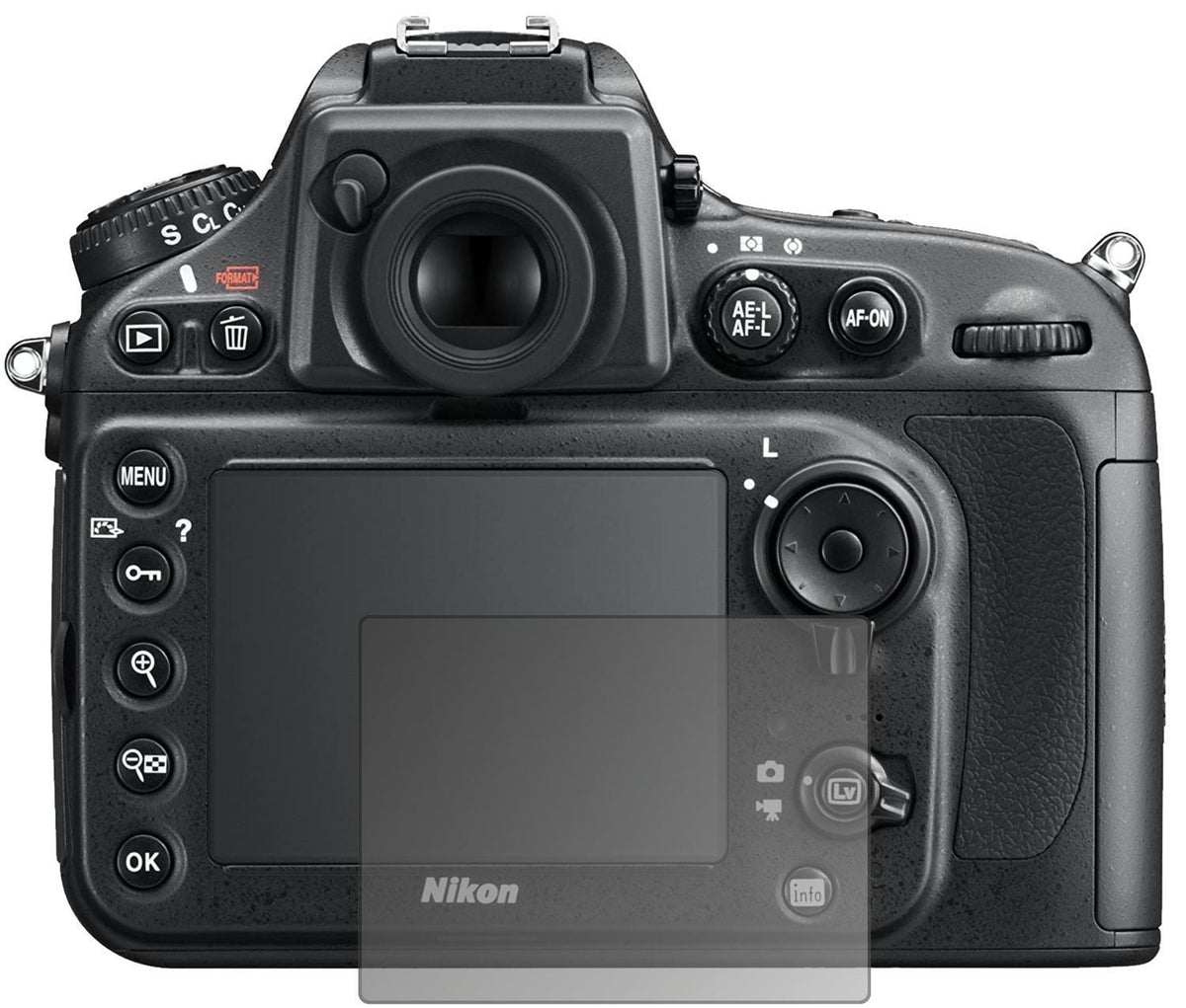 Blickschutzfolie für Nikon D810E matt Schutzfolie  (1)