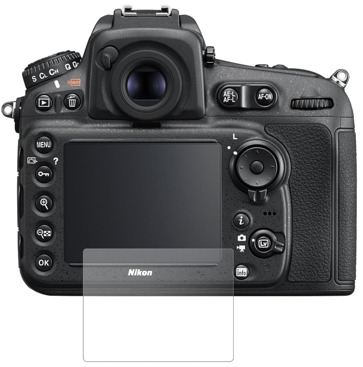2x 9H Schutzfolie matt für Nikon D810A Panzerfolie (2)