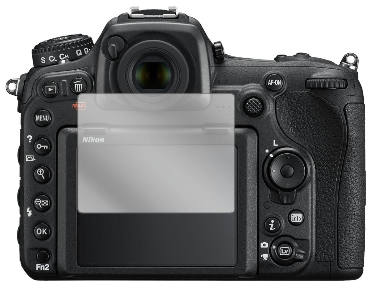 2x Schutzfolie klar für Nikon D500 Display-Schutzf (2)