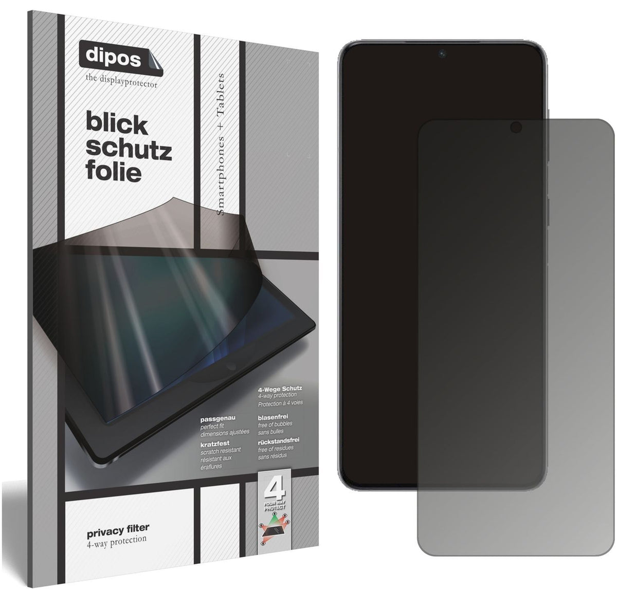 Blickschutzfolie für Samsung Galaxy S21 Plus matt  (1)
