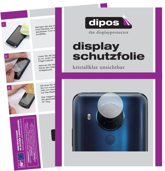 5x Schutzfolie klar für Nokia 5.4 Kameralinse Disp (1)