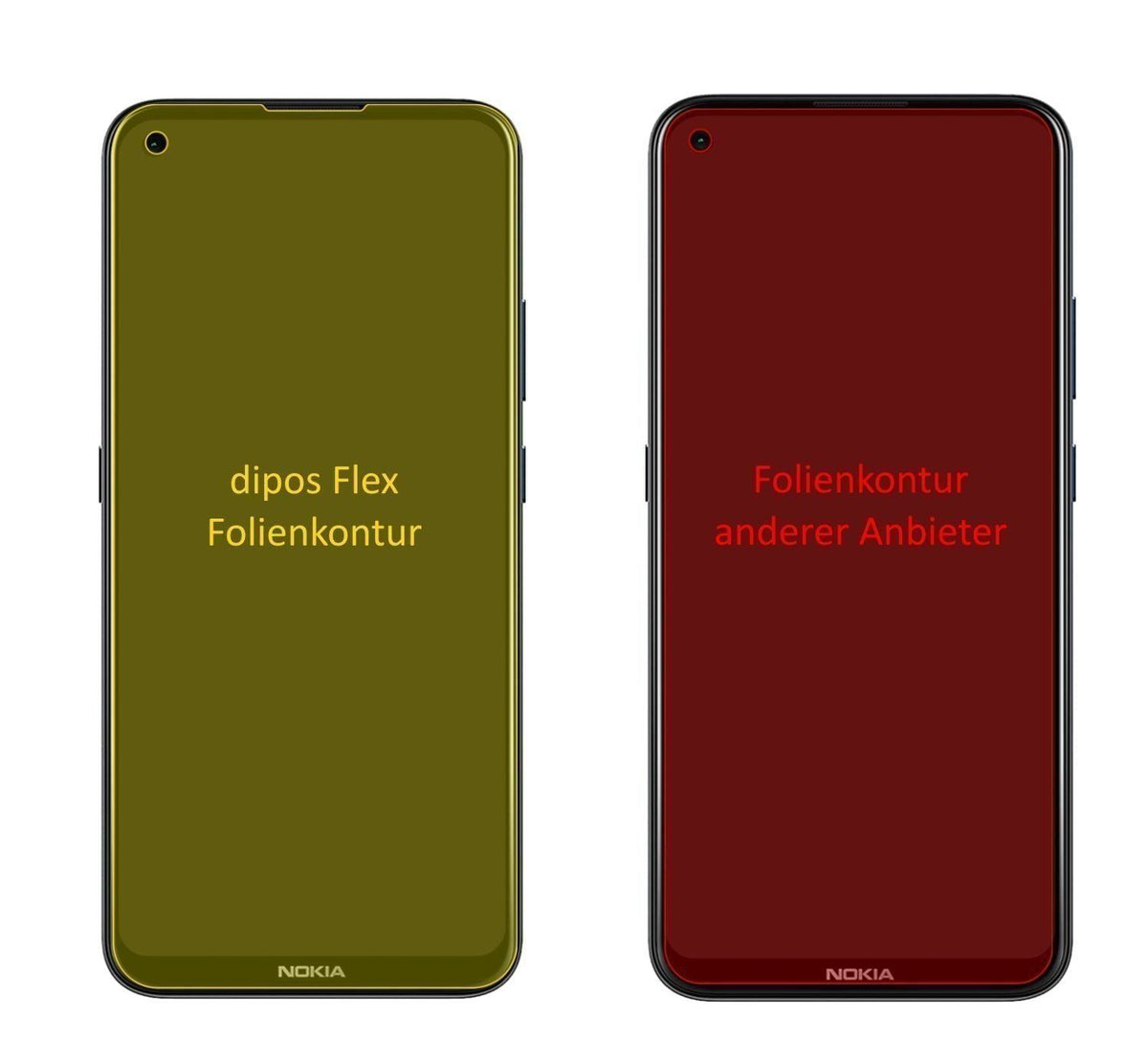 3x 3D Full Cover Schutzfolie für Nokia 46117 (2)