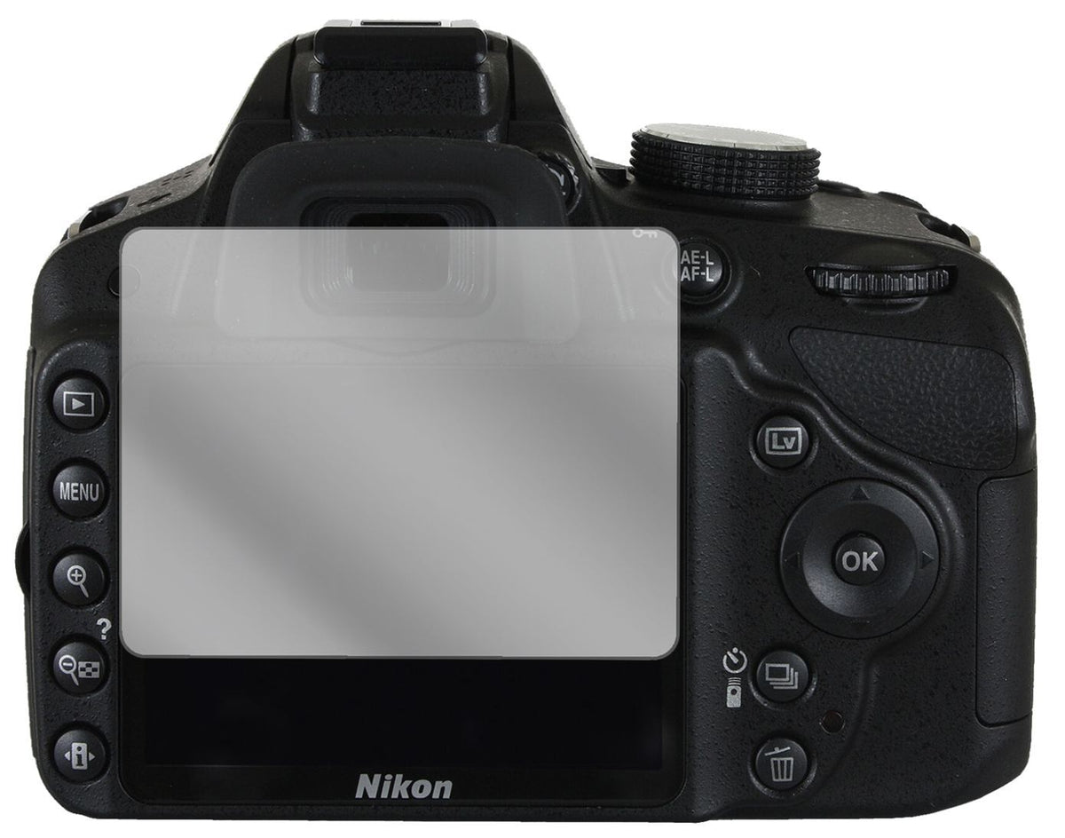 5x Schutzfolie klar für Nikon D3200 Display-Schutz (2)