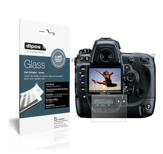 1x 9H Schutzfolie matt für Nikon D3S Panzerfolie (1)
