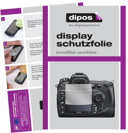 5x Schutzfolie klar für Nikon D300S Display-Schutz (1)