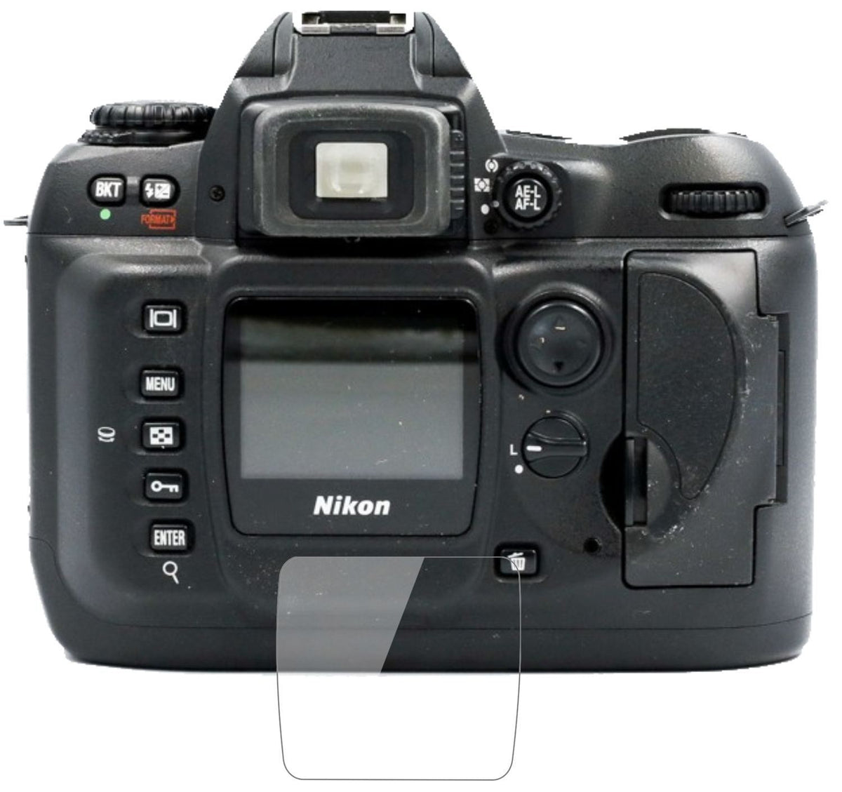 2x 9H Schutzfolie für Nikon D100 Panzerfolie (2)
