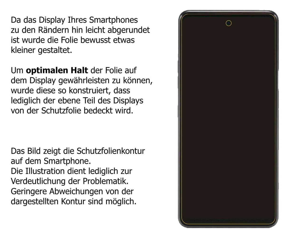 2x 9H Schutzfolie matt für LG Q92 5G Panzerfolie (3)