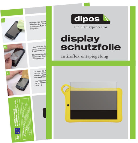 2x Schutzfolie matt für Alcatel TKEE MID Display-S (1)
