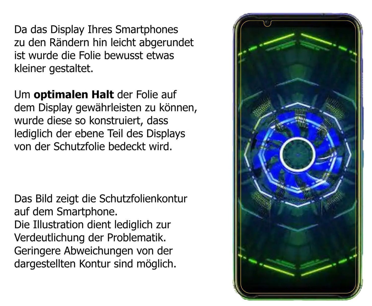 1x 9H Schutzfolie für nubia Red Magic 5S Panzerfol (3)