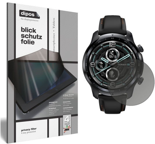 Blickschutzfolie für Mobvoi TicWatch Pro 3 (47mm)  (1)
