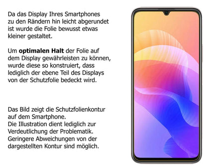 Blickschutzfolie für Huawei Enjoy 20 5G matt Schut (5)