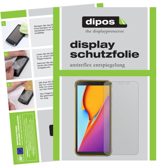 2x Schutzfolie matt für Blackview BV6300 Pro Displ (1)