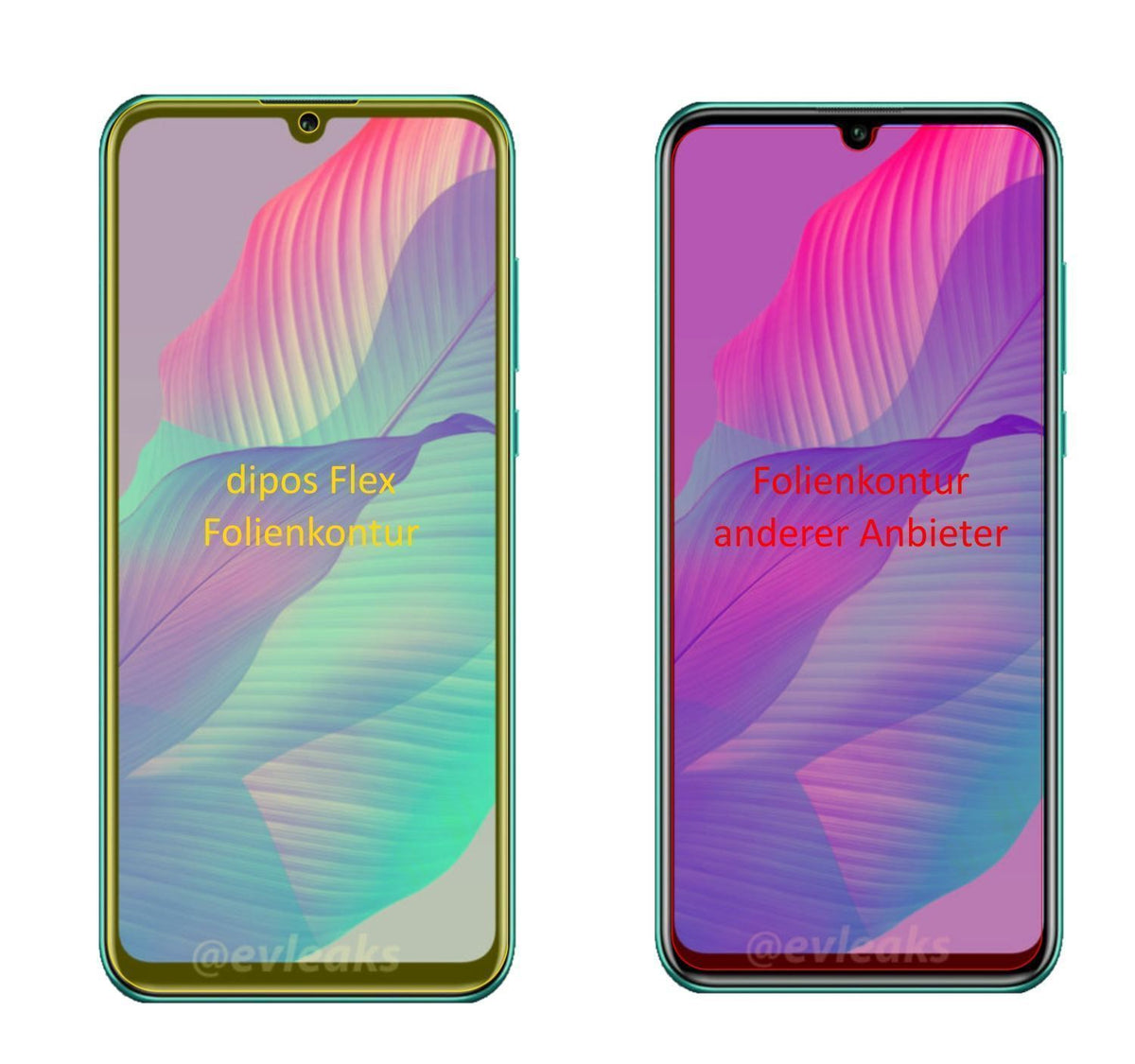 2x 3D Full Cover Schutzfolie für Huawei P Smart S (2)