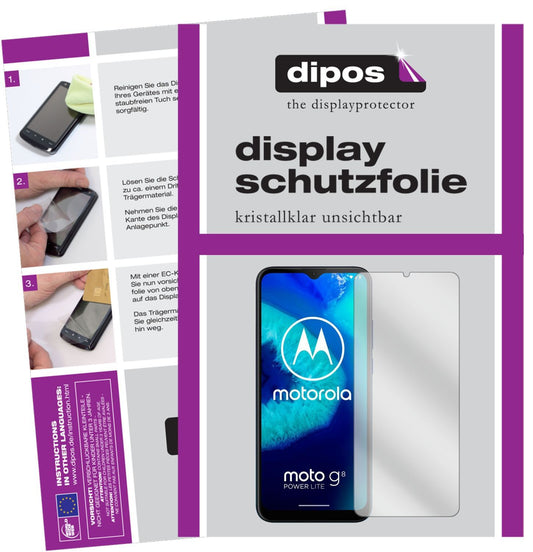5x Schutzfolie klar für Motorola Moto G8 Power Lit (1)