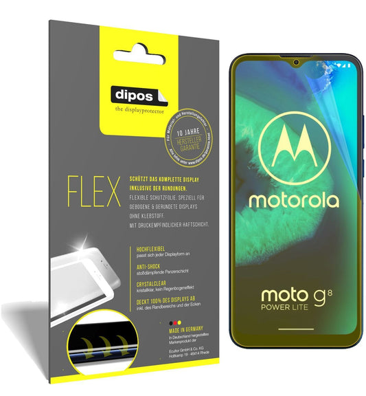 3x 3D Full Cover Schutzfolie für Motorola Moto G8  (1)