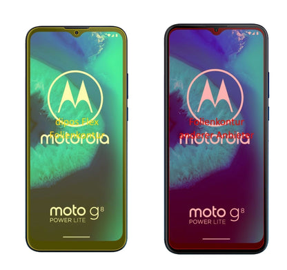 3x 3D Full Cover Schutzfolie für Motorola Moto G8  (2)