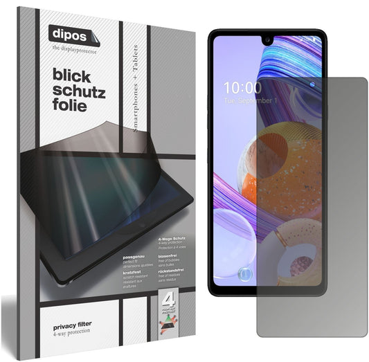 Blickschutzfolie für LG K71 matt Schutzfolie Priva (1)