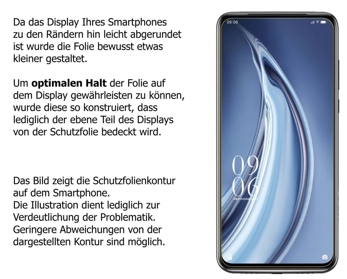 1x 9H Schutzfolie matt für Elephone PX Pro Panzerf (3)