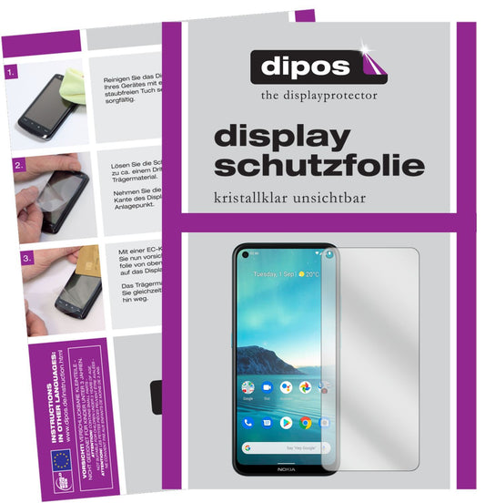 1x Schutzfolie klar für Nokia 46115 Display-Schutz (1)
