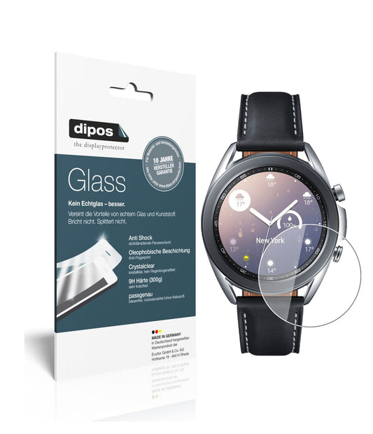 2x 9H Schutzfolie für Samsung Galaxy Watch 3 (45mm (1)