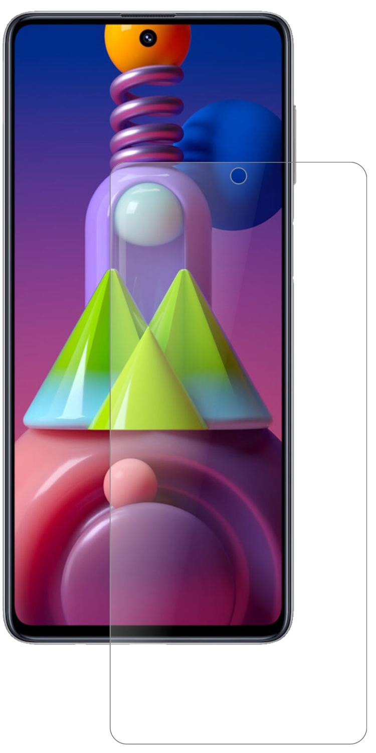 2x 9H Schutzfolie matt für Samsung Galaxy M51 Panz (2)