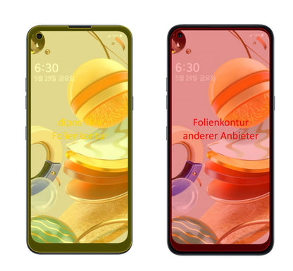 2x 3D Full Cover Schutzfolie für LG Q61 (2)
