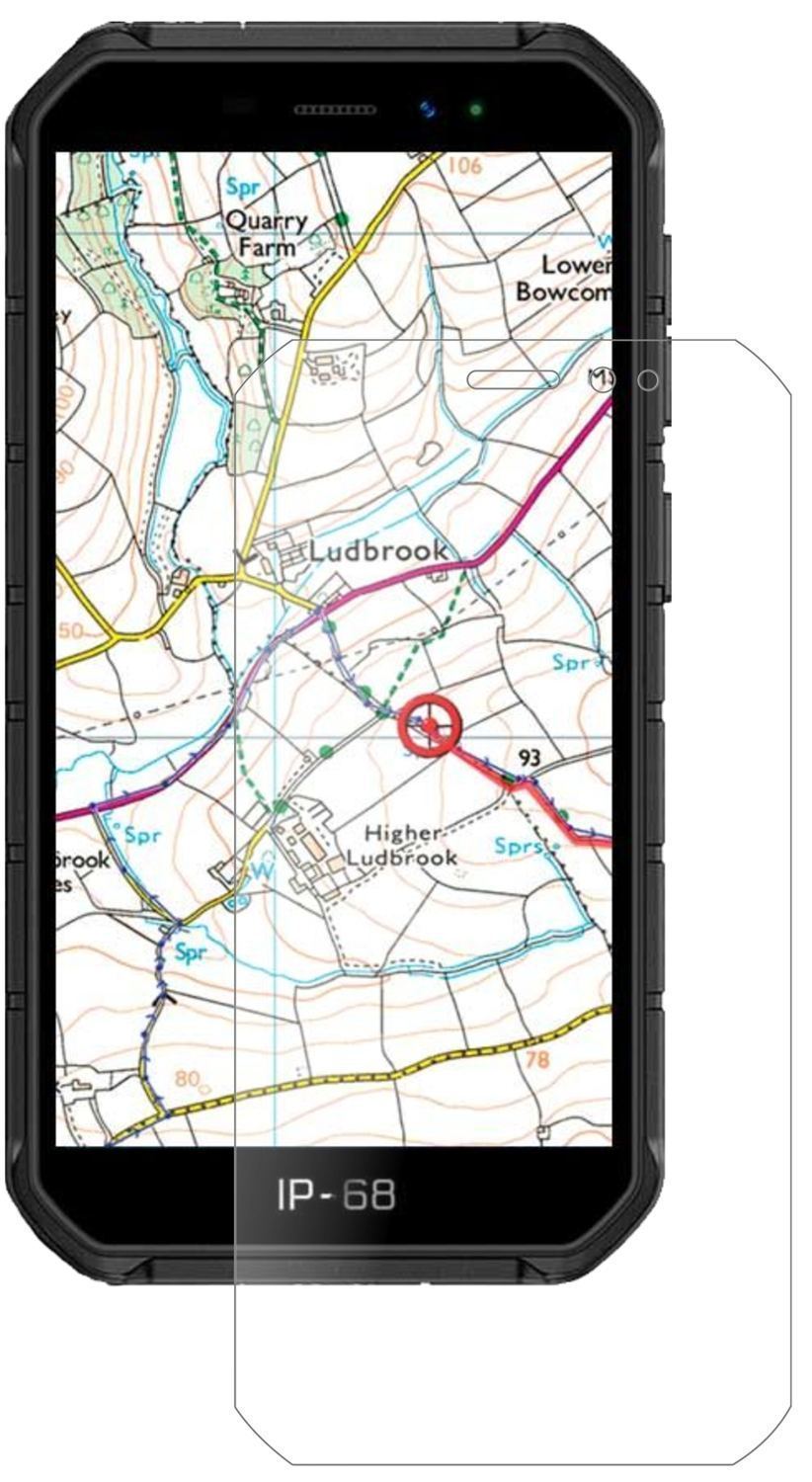 2x 9H Schutzfolie matt für Ulefone Armor X7 Pro Pa (2)