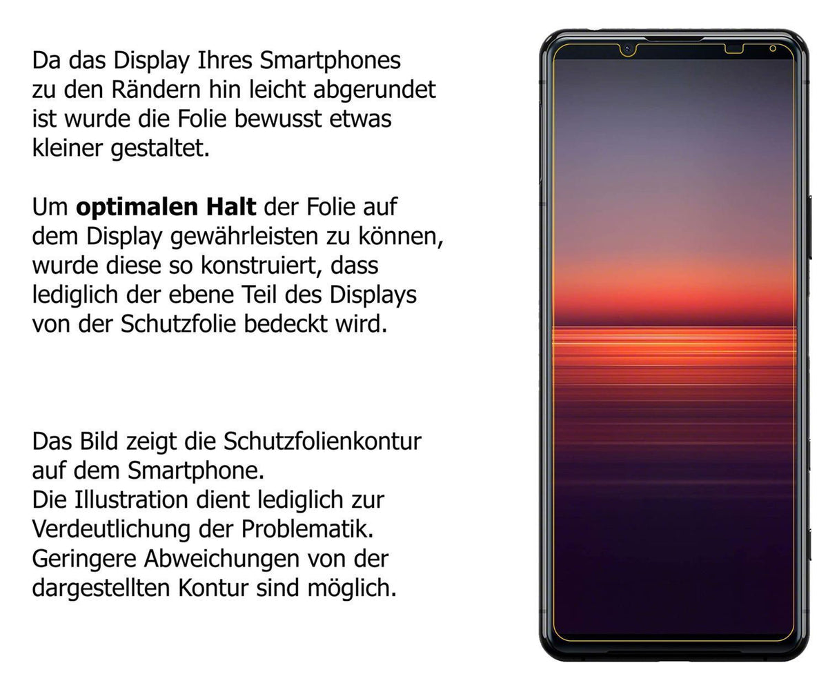 2x 9H Schutzfolie matt für Sony Xperia 5 II Panzer (3)