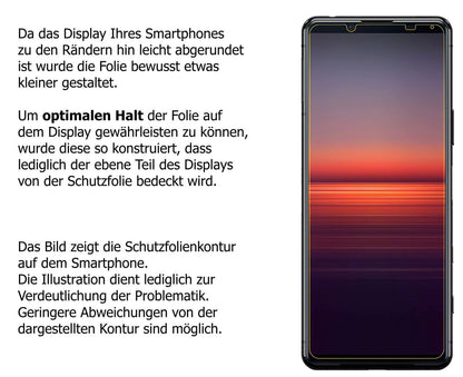 2x 9H Schutzfolie matt für Sony Xperia 5 II Panzer (3)