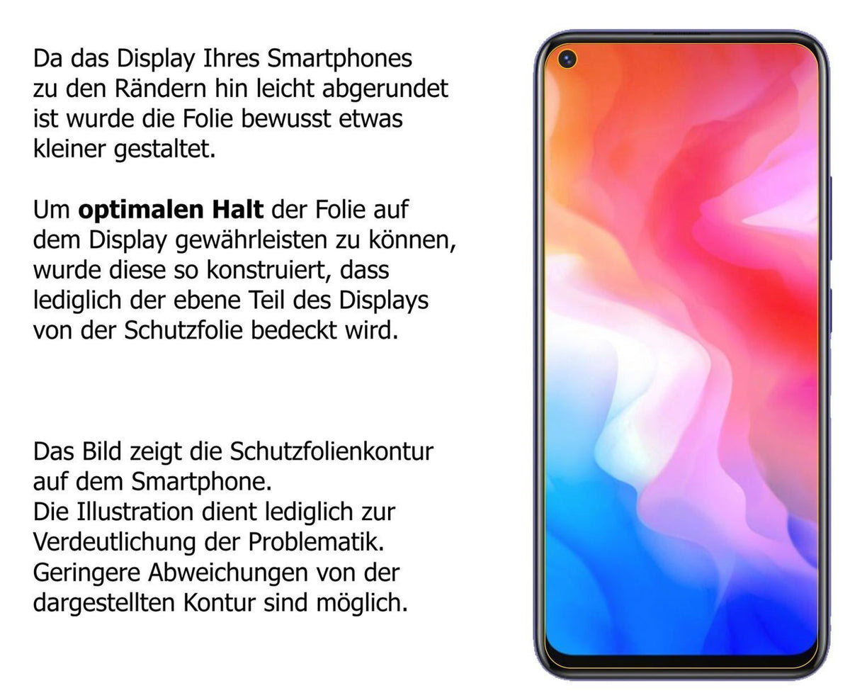 1x 9H Schutzfolie für Vivo Y30 Panzerfolie (3)