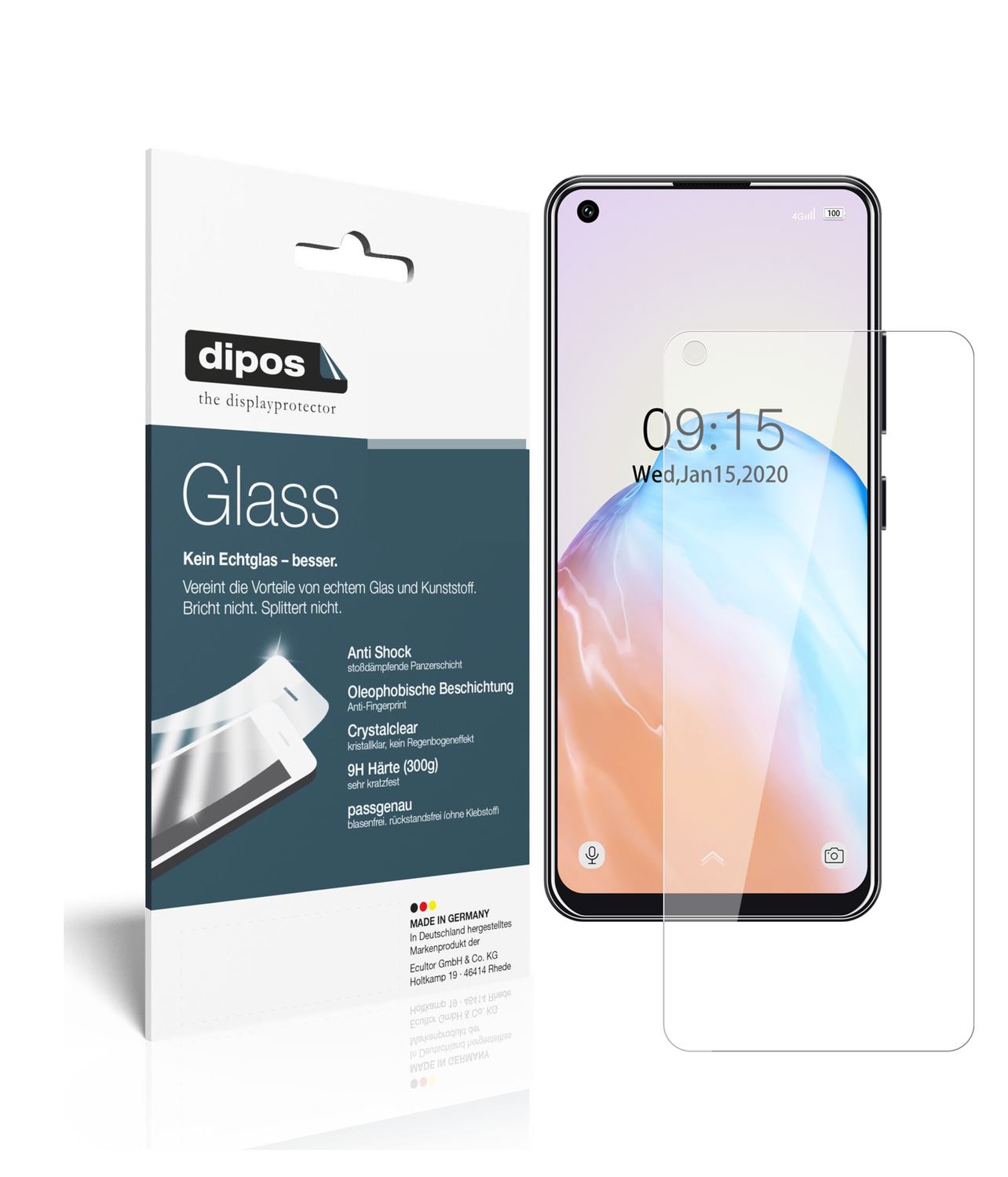 2x 9H Schutzfolie für Oukitel C18 Pro Panzerfolie (1)
