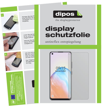 2x Schutzfolie matt für Oukitel C18 Pro Display-Sc (1)