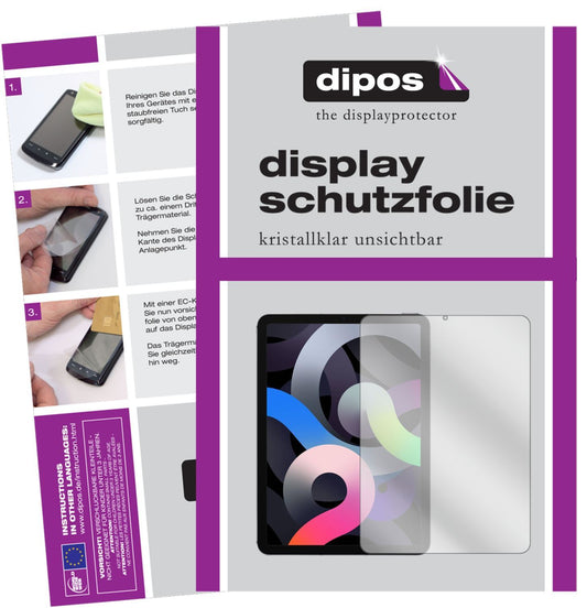 2x Schutzfolie klar für Apple iPad Air 10.9 Zoll ( (1)