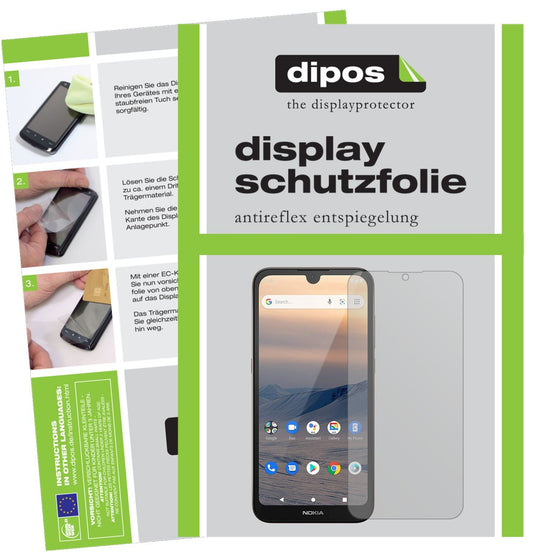 5x Schutzfolie matt für Nokia 46082 Display-Schutz (1)