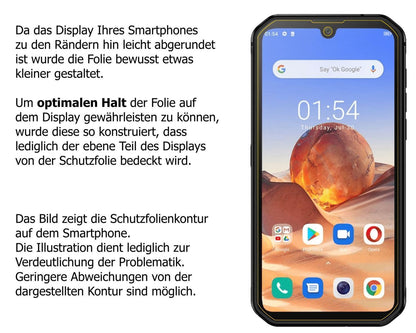 1x 9H Schutzfolie für Blackview BV9900 Pro Panzerf (3)