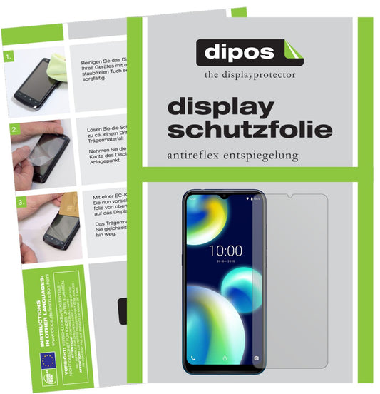 5x Schutzfolie matt für Wiko View 4 Lite Display-S (1)